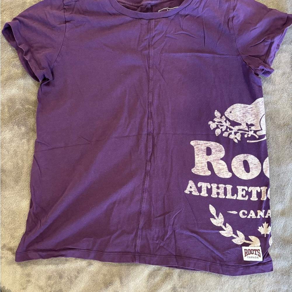 Roots Purple Athletic T-Shirt